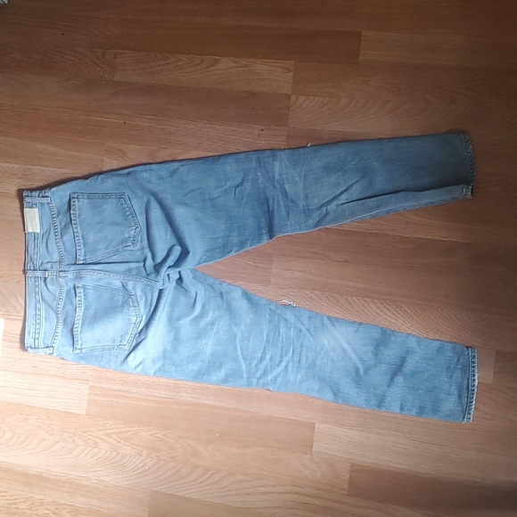 Citizens of Humanity Liya High Rise Classic Fit Ankle Crop jeans 24 in Torn - Picture 2 of 11